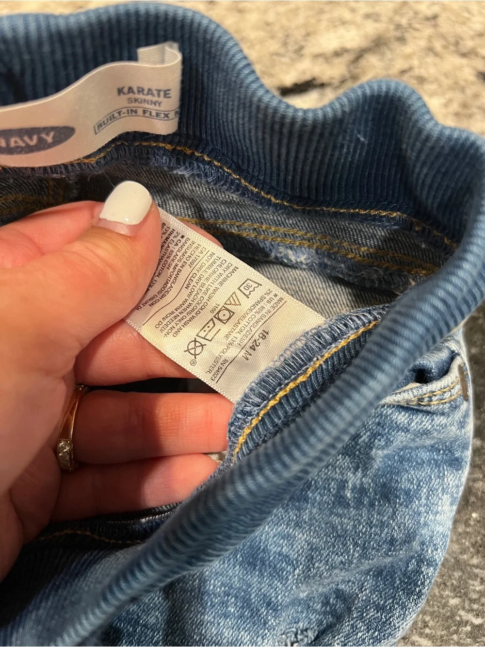 Old Navy & Garanimals Baby Jeans Bundle | 18-24M & 18M | 2-Piece Denim Pants